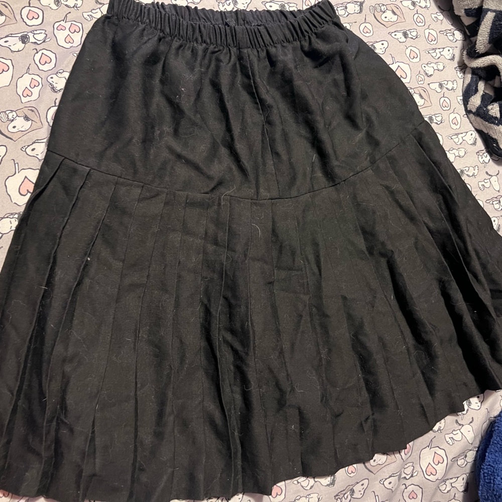 Goth Pleated Skirt